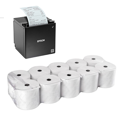Rotolo per scontrini stampante - 80x80x12 mm, senza BPA - 50 pz